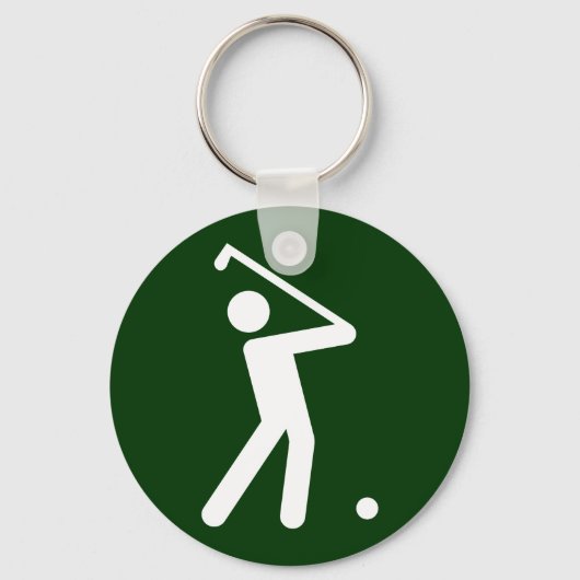 Golf Symbol Sleutelhanger (Voorkant)