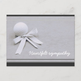 Golf-sympathikaart voor Golfer met golfbal Briefkaart
