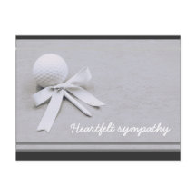 Golf-sympathikaart voor Golfer met golfbal