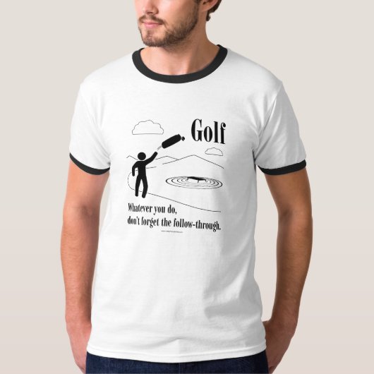 Golf T-shirt (Voorkant)