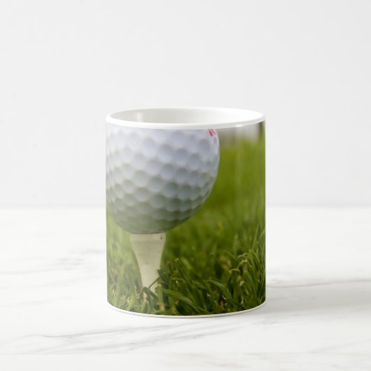 Golf T-shirt Design Ceramic Mok (Center)