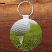 Golf T-shirt Design Sleutelhanger (Voorkant)