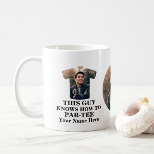 Golf t shirt foto man weet hoe je t-shirt moet del koffiemok
