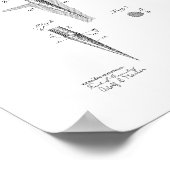 Golf-t-shirt patent poster (Hoek)