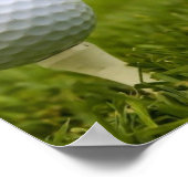 Golf T-shirt Poster Print (Hoek)
