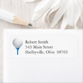 Golf T-shirt Return Address Labels (Insitu)