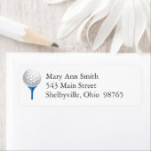 Golf T-shirt Return Address Labels (Insitu)