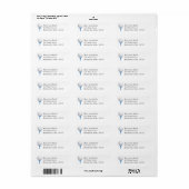 Golf T-shirt Return Address Labels (Full Sheet)