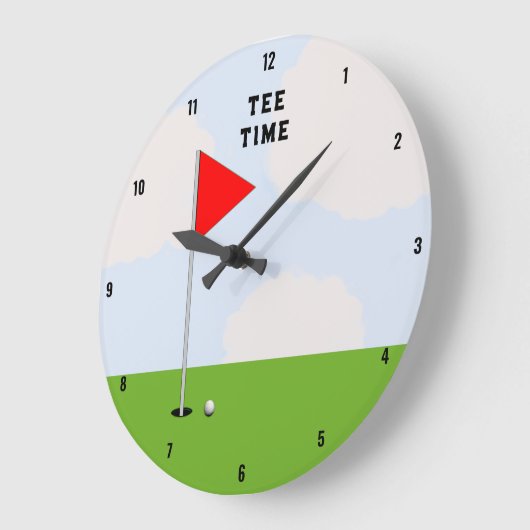 Golf T-shirt Time Grote Klok (Hoek)