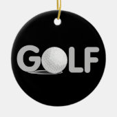 GOLF T-shirts en cadeautjes Keramisch Ornament (Voorkant)