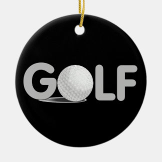 GOLF T-shirts en cadeautjes Keramisch Ornament