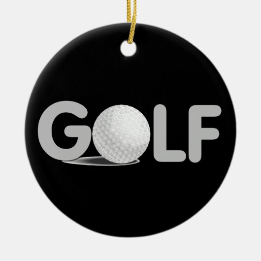 GOLF T-shirts en cadeautjes Keramisch Ornament (Voorkant)
