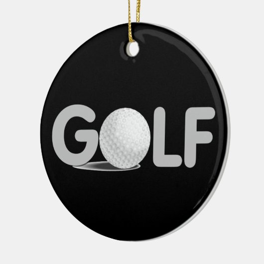 GOLF T-shirts en cadeautjes Keramisch Ornament (Links)