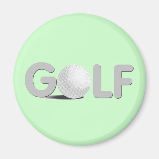 GOLF t-shirts en geschenken Magneet (Voorkant)