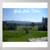 Golf Tahoe Poster "Golfing in Tahoe Collectie" (Voorkant)