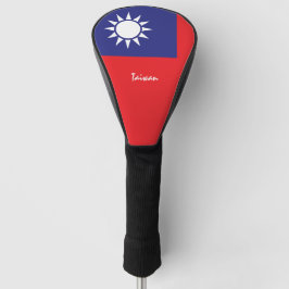 Golf Taiwan & Taiwanese vlag/Golf Clubs Hoesjes Golfheadcover