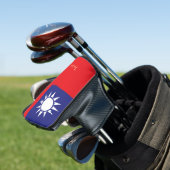Golf Taiwan & Taiwanese vlag/Golf Clubs Hoesjes Golfheadcover (Insitu)