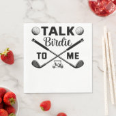 Golf Talk Birdie voor mij Grappig Servet (Insitu)