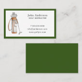 Golf tas Golf pro of Instructor Visitekaartje (Voorkant / Achterkant)