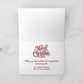 Golf Tassen Kerst Holiday Kaart (Binnen)