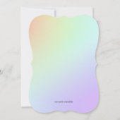 Golf Tassen of Boodschappentassen Geslacht Reveal  Kaart (Achterkant)