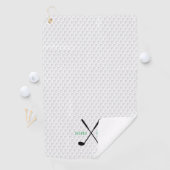 Golf Team INITIALEN Golfing Clubs Ball Player Golfhanddoek (Insitu)