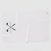 Golf Team INITIALEN Golfing Clubs Ball Player Golfhanddoek (Horizontaal)