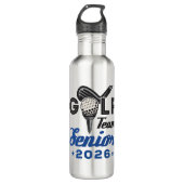 Golf Team Senior 2026 Afstuderende Golfer Waterfles (Voorkant)