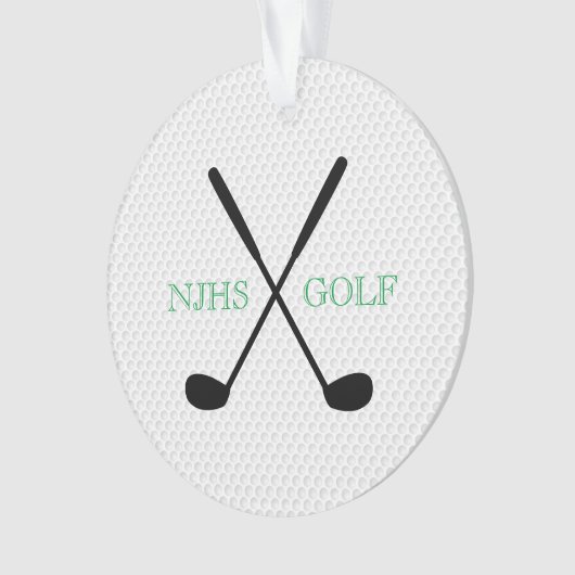 Golf Team Tournament Souvenir - Gepersonaliseerd Ornament (voorkant)