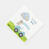 Golf Teddy Bear Het is Jongen voor Baby shower Nap Servet (Hoek)