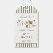 Golf Teddybeer Babyshower Bedankt
