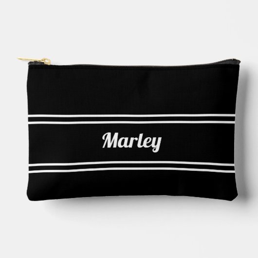 Golf Tee Golfer Black & White Modern Accessory  Etui (Voorkant)