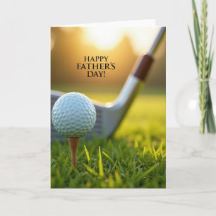 Golf Tee Vaderdagkaart Kaart