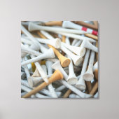 Golf Tee's Canvas Afdruk (Voorkant)