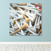 Golf Tee's Canvas Afdruk (Insitu (Houten vloer))