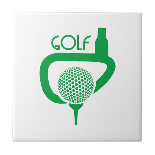 Golf Tegeltje (Voorkant)