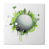 Golf Tegeltje (Voorkant)