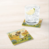 Golf Texas Birthday Themed for Cat Lovers  Kartonnen Onderzetters (Insitu)