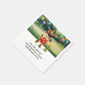 GOLF TEXAS Verjaardagsfeest voor kattenliefhebbers Servet (Hoek)