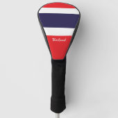 Golf Thailand & Thaise vlag / Golfclubs Hoesjes Golfheadcover (Voorkant)