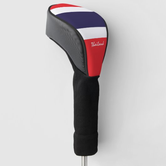 Golf Thailand & Thaise vlag / Golfclubs Hoesjes Golfheadcover (Schuin)