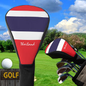 Golf Thailand & Thaise vlag / Golfclubs Hoesjes Golfheadcover