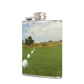 Golf The Game, Vinyl Wrapped Hip Flask Heupfles (Links)