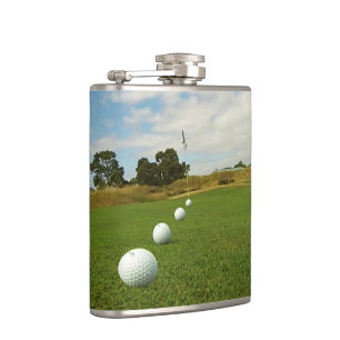 Golf The Game, Vinyl Wrapped Hip Flask Heupfles