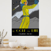 Golf the Moon Poster (Keuken)
