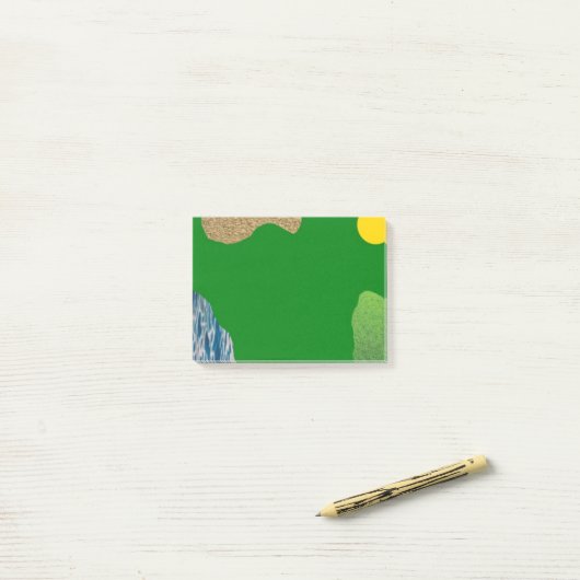 Golf-thema 3x4 post it notes (Op bureau)