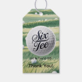 Golf Thema 60 & Tee’d Off Verjaardagsfeest Bedankt Cadeaulabel (Voorkant)