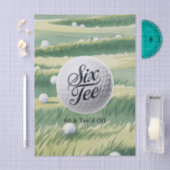 Golf Thema 60 & Tee'd Off Verjaardagsfeest Tissuepapier (Craft)