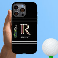 Golf Thema Aangepaste Monogram Naam Clubs