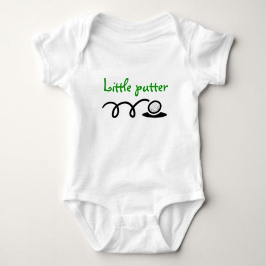 Golf thema baby outfit | Aanpasbaar ontwerp Romper (Voorkant)